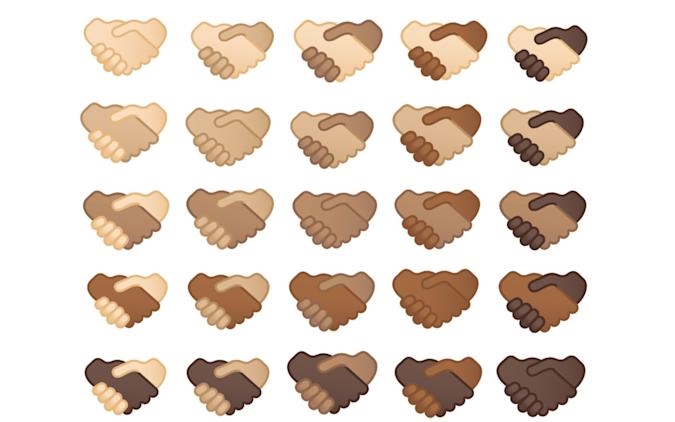 A multi-skin toned handshake emoji is coming in 2022 | DeviceDaily.com