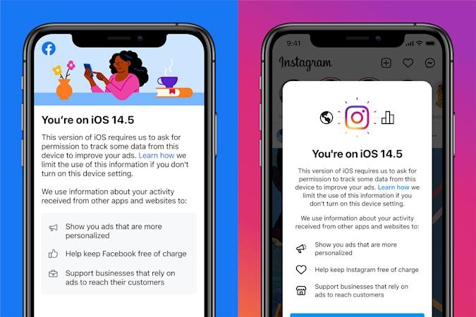 Facebook and Instagram use iOS notices to sell you on app tracking | DeviceDaily.com