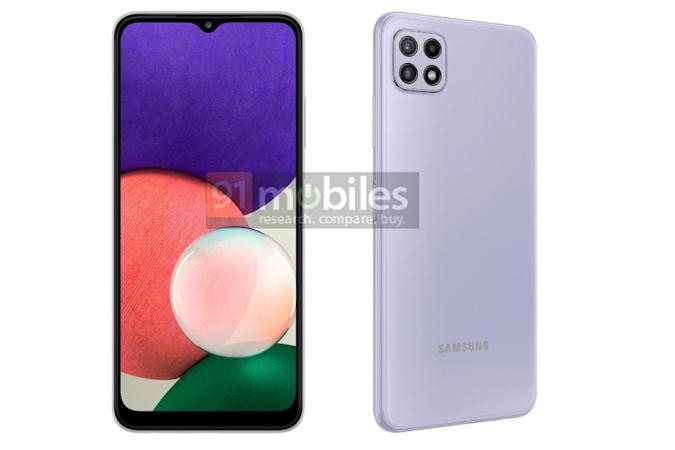 Samsung's leaked Galaxy A22 may be its most affordable 5G phone to date | DeviceDaily.com Samsung's leaked Galaxy A22 may be its most affordable 5G phone to date | DeviceDaily.com