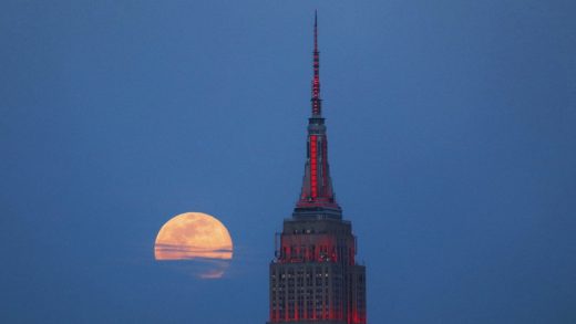 There’s a ‘pink’ full moon tonight, and it’s super. Here’s what to know and when to see it