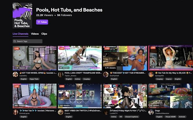 Twitch adds a dedicated 'Hot Tubs' category | DeviceDaily.com
