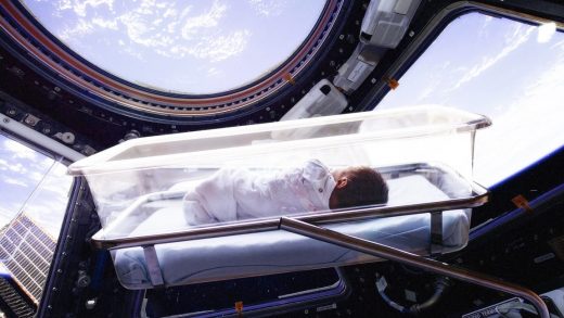 When will the first baby be born in space?