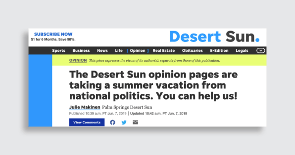When local newspaper opinion pages focus on local issues, it reduces polarization | DeviceDaily.com When local newspaper opinion pages focus on local issues, it reduces polarization | DeviceDaily.com
