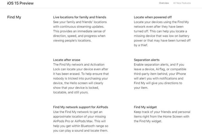 Apple's 'Find My' network locates iOS 15 devices even if they're off or erased | DeviceDaily.com
