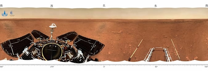 China's Mars rover took a selfie | DeviceDaily.com