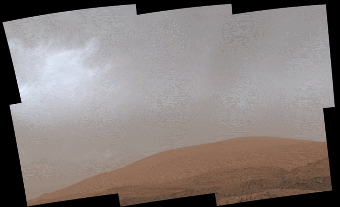 Curiosity rover offers a rare glimpse of cloudy days on Mars | DeviceDaily.com