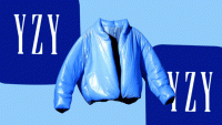 The Yeezy Gap collection drops with a $200 electric blue jacket