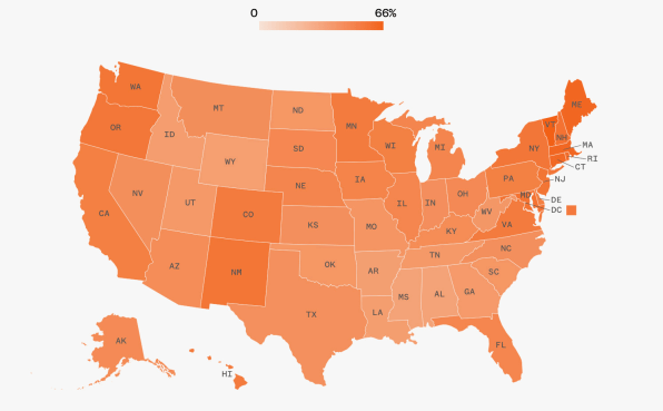 Delta variant update: This map shows the 5 most and least vaccinated states as U.S. cases rise | DeviceDaily.com