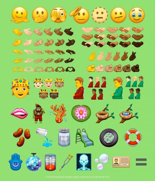 Here are the emoji finalists for Unicode 14.0