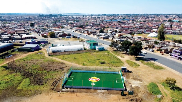 Lay’s is building community soccer fields out of recycled potato chip bags | DeviceDaily.com