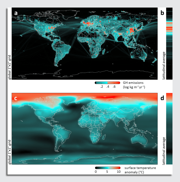 This map shows the gaps between who is causing climate change and who is suffering from it | DeviceDaily.com