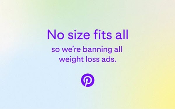 Pinterest Bans Weight-Loss Ads | DeviceDaily.com