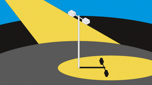 These solar, WI-Fi-connected streetlights are replacing ones that were repossessed by the utility company