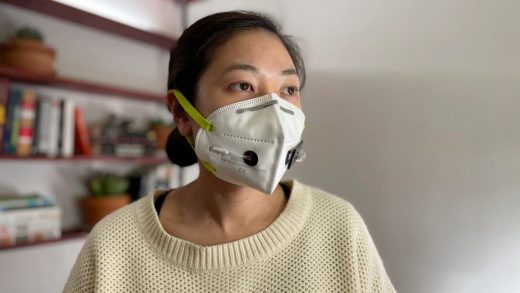 This new face mask tests you for COVID while protecting you from it