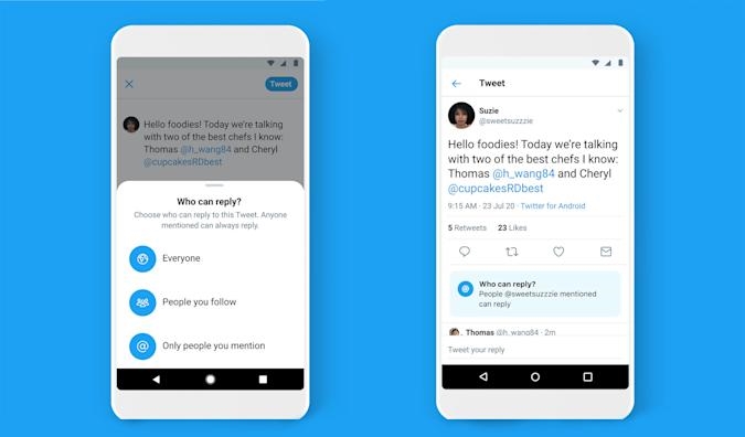 Twitter now lets you change who can reply to your tweets | DeviceDaily.com