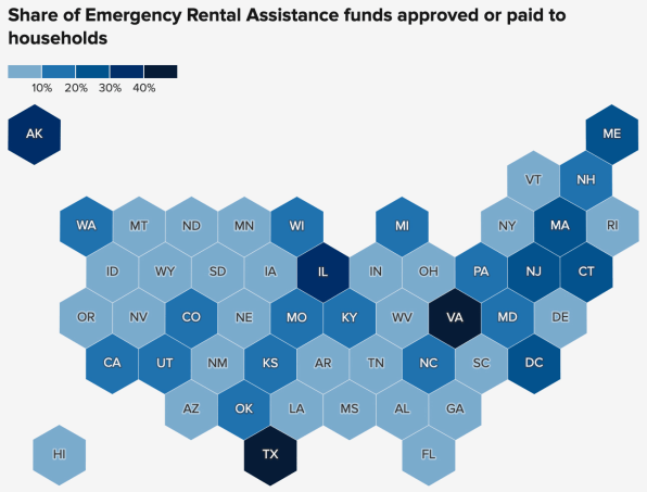 See the states that owe renters billions in housing assistance checks | DeviceDaily.com