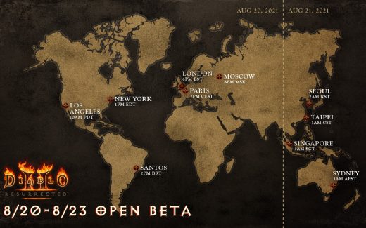 ‘Diablo II: Resurrected’ open beta begins on August 20th
