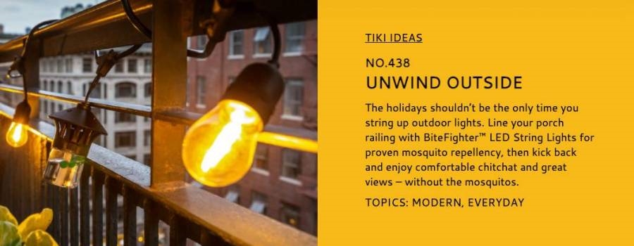 Seriously, I Cannot Handle Mosquitos So Bought the TIKI Brand Lights | DeviceDaily.com