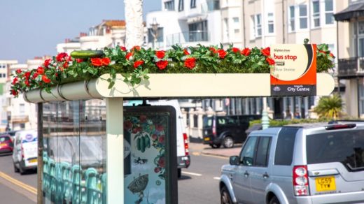 Why U.K. bus stops suddenly smell like roses and cucumber