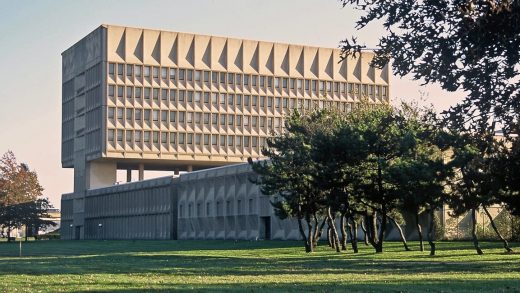 A Brutalist building by a Bauhaus master is reborn as a net-zero hotel