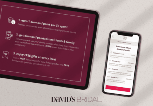 A loyalty boom for David’s Bridal using mobile wallet technology