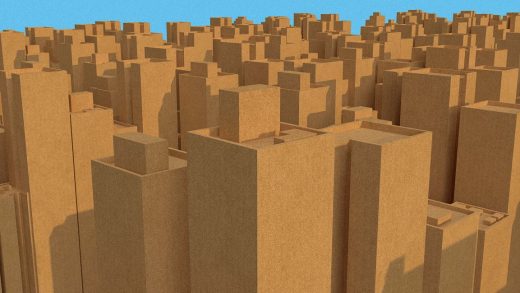 The cardboard real estate boom is here
