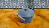 This multifunctional pot is a saucepan, stock pot, and Dutch oven–all rolled into one