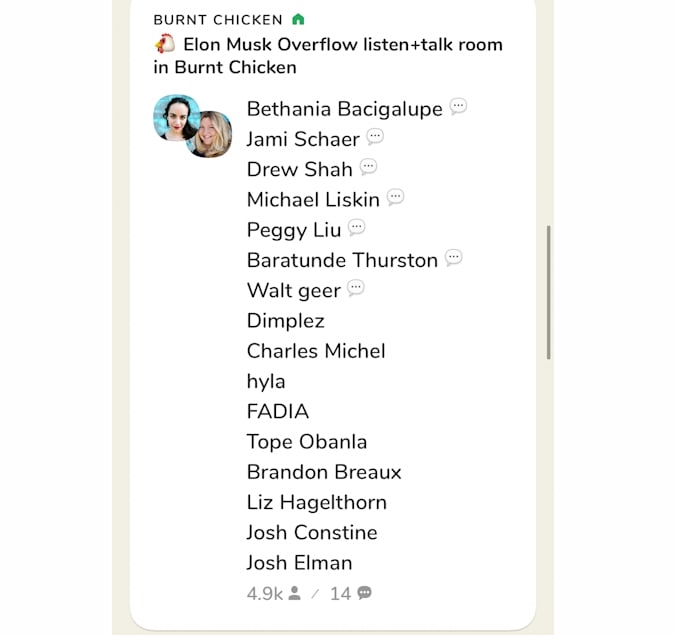 Clubhouse is developing a new way to invite friends to chat called 