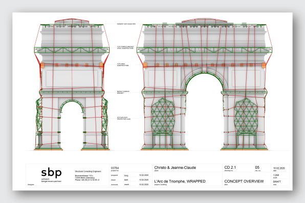 The phenomenal story of how Christo wrapped the Arc de Triomphe in 270,000 square feet of fabric | DeviceDaily.com