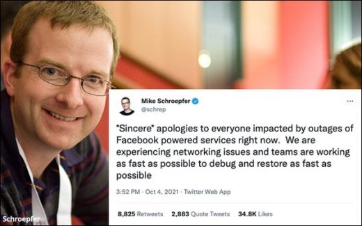 Facebook CTO Apologizes For Outage