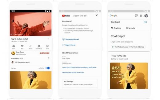 Google Increases Ad Transparency With Advertiser Pages