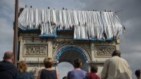 The phenomenal story of how Christo wrapped the Arc de Triomphe in 270,000 square feet of fabric