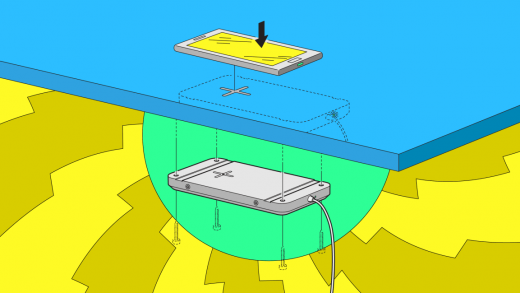 This invisible gadget turns any table into a wireless phone charger