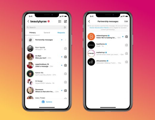 Instagram is testing tools to make it easier for creators to find sponsors
