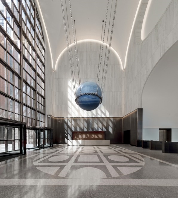 Why this Manhattan office building has a giant rare stone dangling from its lobby | DeviceDaily.com