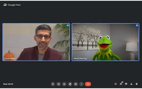 Google CEO Sundar Pichai Talks With Kermit The Frog About Climate Change | DeviceDaily.com