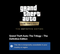 Rockstar pulls the remastered GTA trilogy on PC
