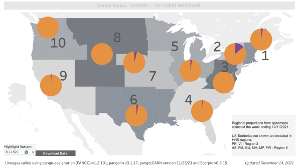 Omicron in the U.S.—this CDC tracker and map shows where it’s spreading | DeviceDaily.com