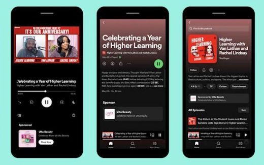Spotify Launches In-App Clickable Podcast Ads