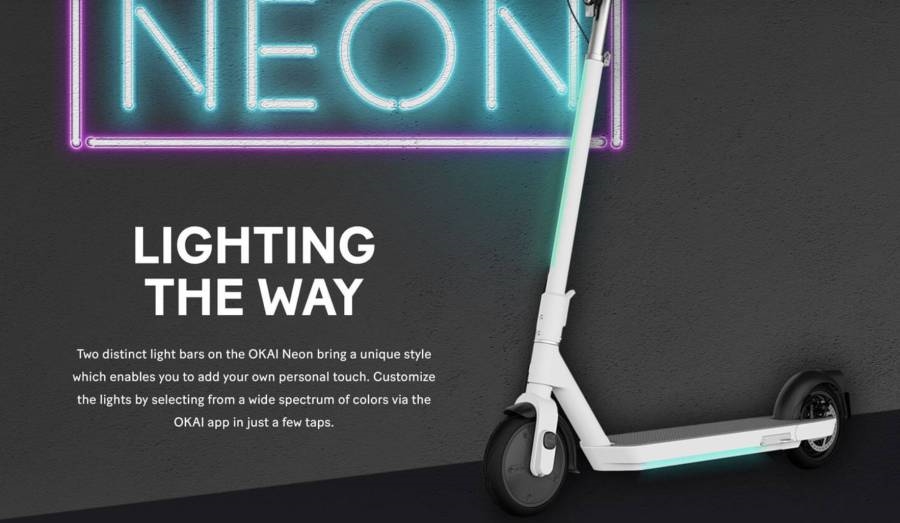 You’ll Love the OKAI NEON Scooter | DeviceDaily.com