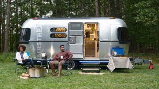 Airstream’s new camper is solar-powered and parks on its own