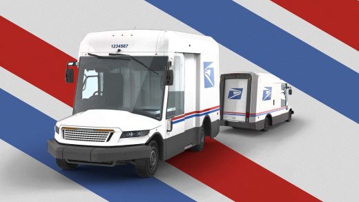 Inside the fight over electrifying the postal service’s cute new trucks