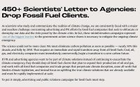 Leading Scientists Call On Advertising, PR Firms To Stop Spread Of Climate Disinformation