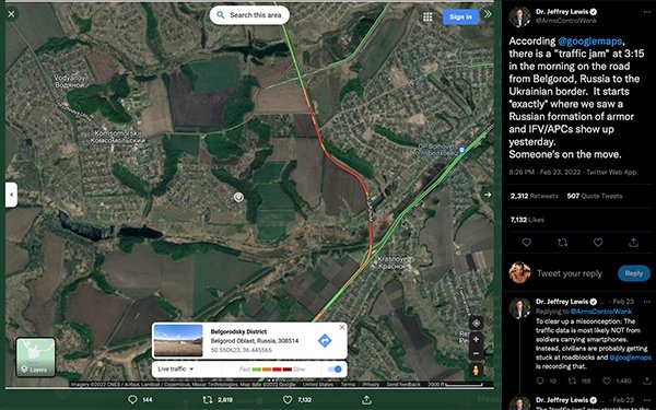 Google Maps Live Traffic Data Temporarily Disabled In Ukraine | DeviceDaily.com