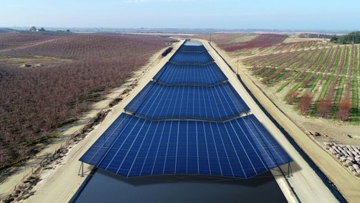 How ‘solar canals’ could help California survive a megadrought