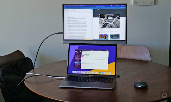 What we bought: How a portable monitor made working from home a lot easier | DeviceDaily.com