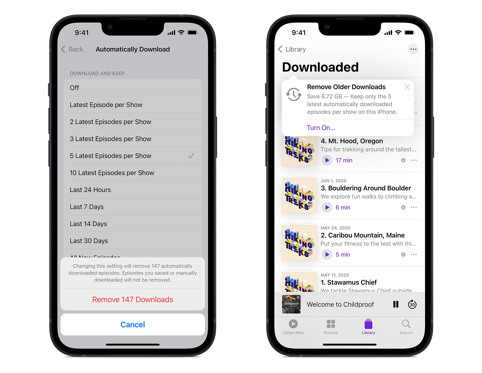 Apple Podcasts will manage episode downloads to save storage space | DeviceDaily.com