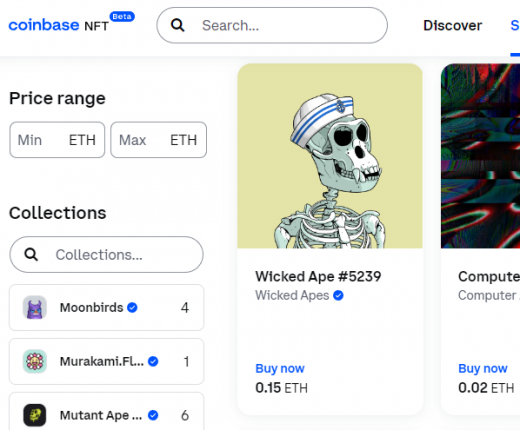 Coinbase NFT Marketplace Launched