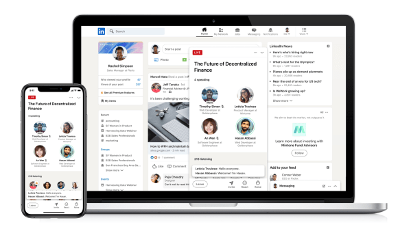 LinkedIn launches audio events and new creator tools | DeviceDaily.com