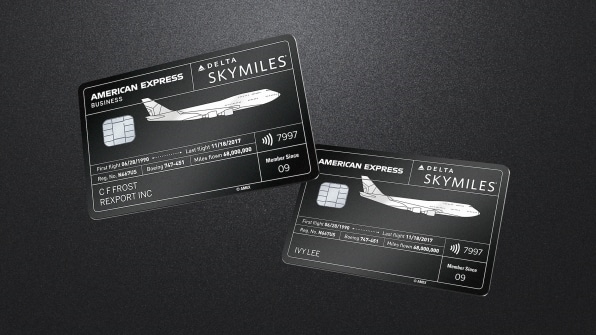 These Amex credit cards were made from a retired Boeing 747 | DeviceDaily.com